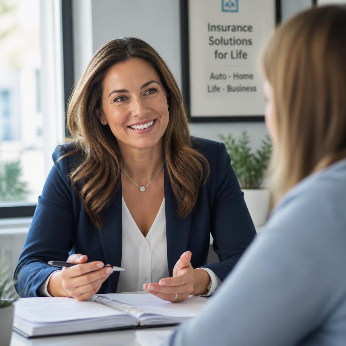 A licensed Generis agent meeting with a client